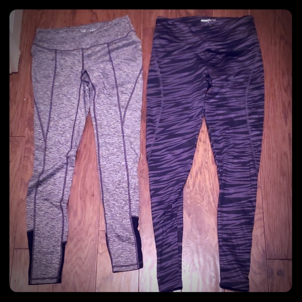 2 workout spandex leggings